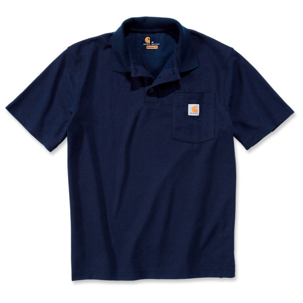 Carhartt - Work Pocket Polo S/S - Polo-Shirt Gr M blau von Carhartt