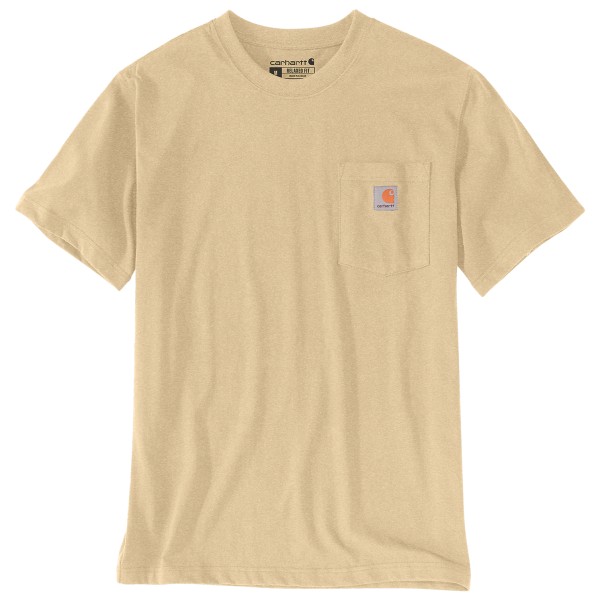 Carhartt - Workw Pocket S/S - T-Shirt Gr XS beige Carhartt - Workw Pocket S/S - T-Shirt Gr XS beige von Carhartt