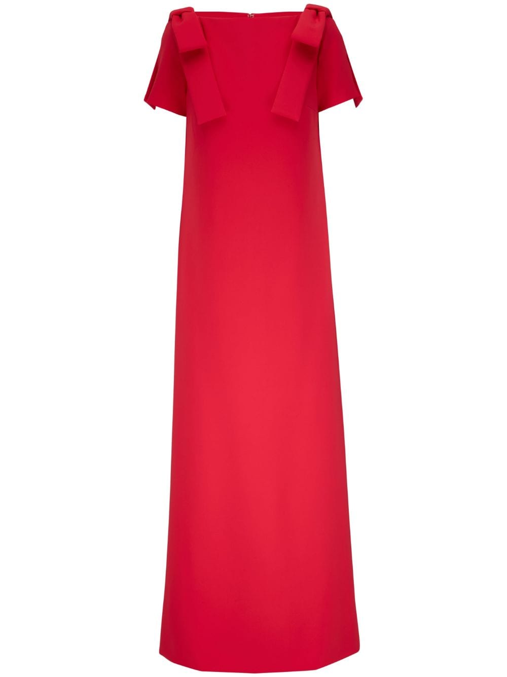 Carolina Herrera bow-detail long dress - Red von Carolina Herrera