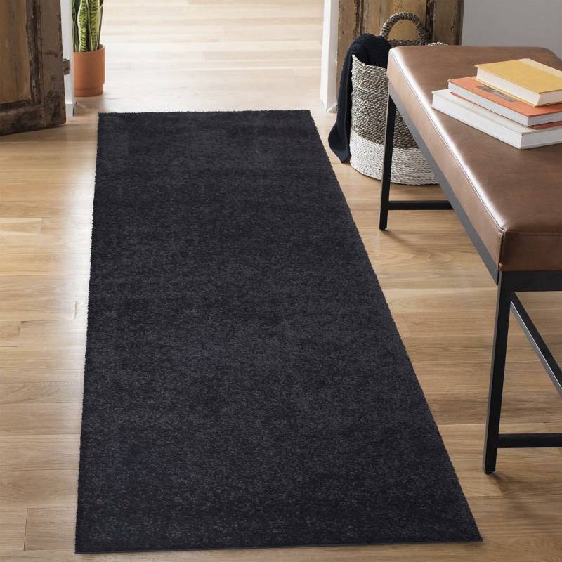 Carpet City Hochflor-Teppich »City Shaggy«, rechteckig, 30 mm Höhe, Auch als Läufer, Langflor, Uni, Shaggy, flauschig-weich von Carpet City