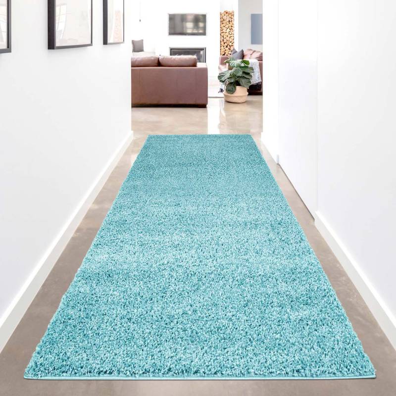 Carpet City Hochflor-Teppich »Shaggi uni 500«, rechteckig, 30 mm Höhe, Läufer, Shaggy, Uni, Langflor, weich, Wohnzimmer, Schlafzimmer, Kinder von Carpet City