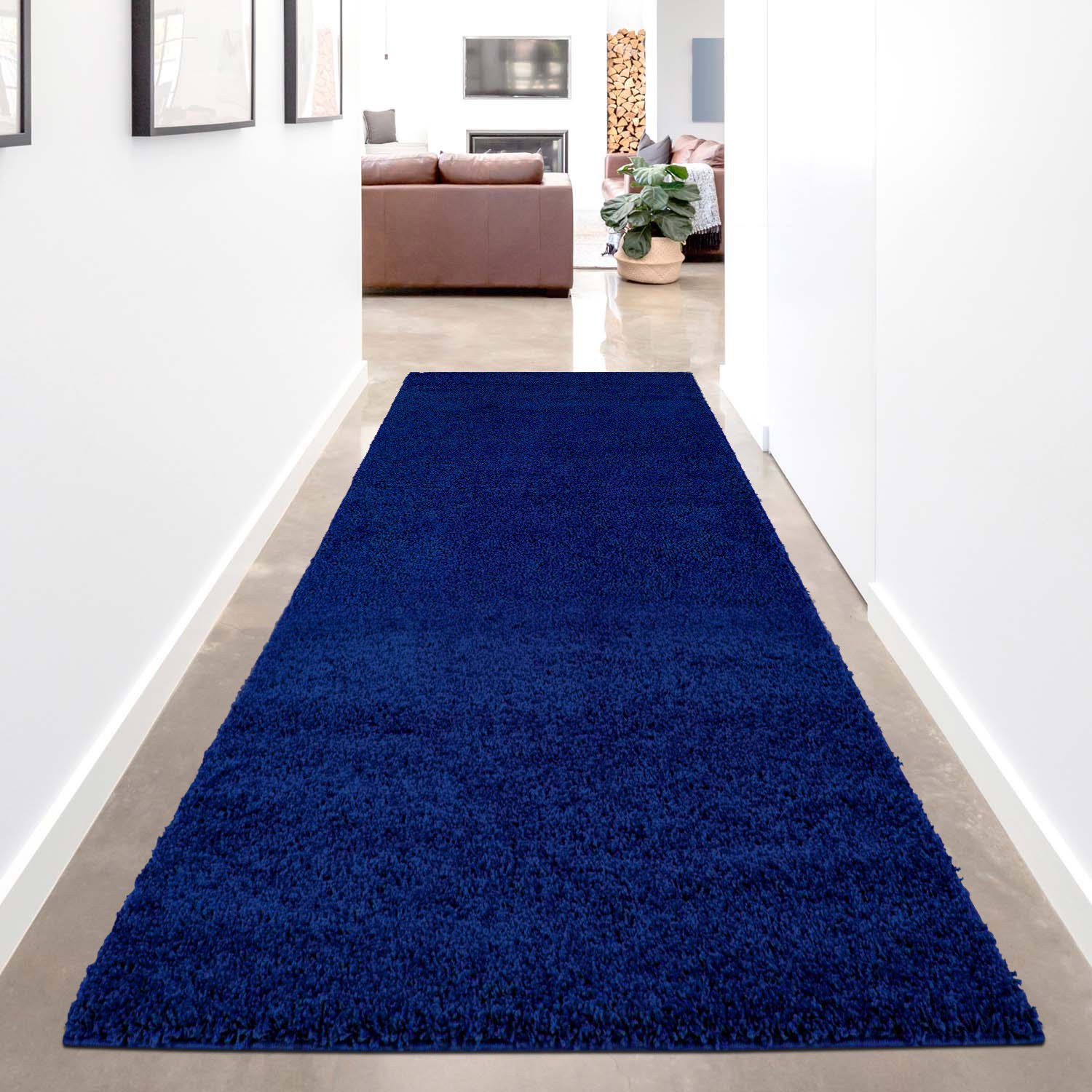 Carpet City Hochflor-Läufer »Shaggi uni 500«, rechteckig von Carpet City