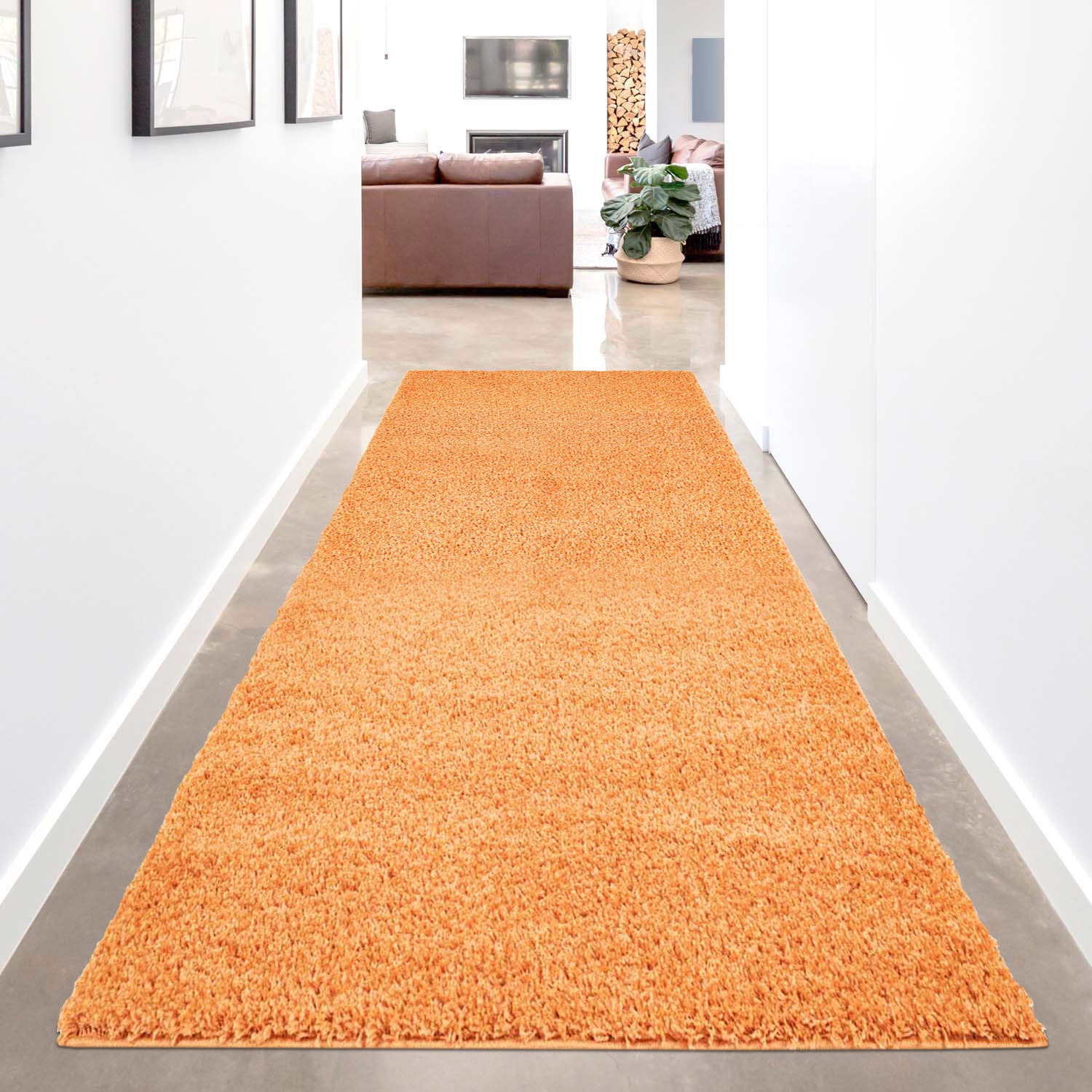 Carpet City Hochflor-Läufer »Shaggi uni 500«, rechteckig von Carpet City