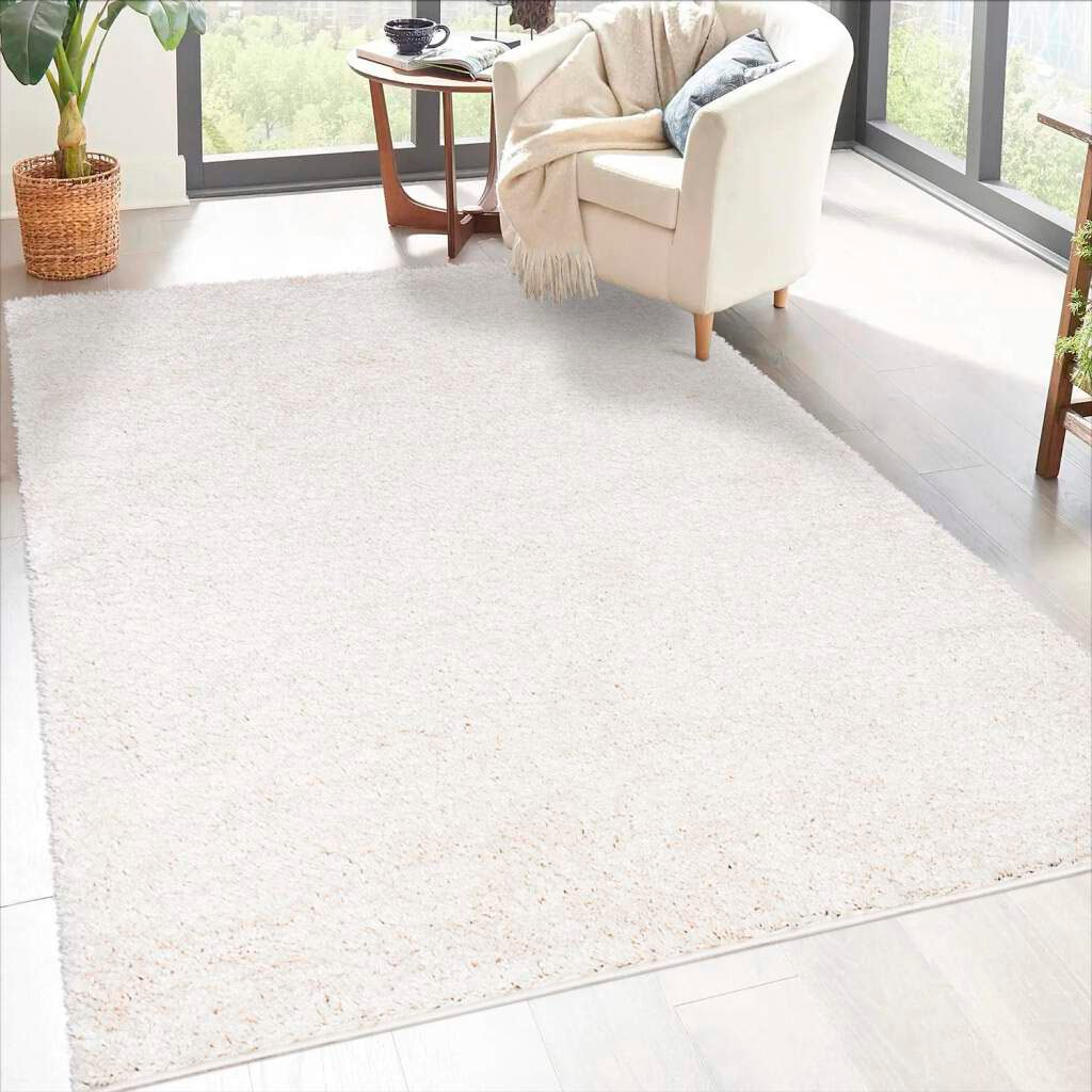 Carpet City Hochflor-Teppich »City Shaggy«, rechteckig, 30 mm Höhe, Auch als Läufer, Langflor, Uni, Shaggy, flauschig-weich von Carpet City