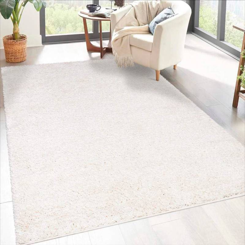 Carpet City Hochflor-Teppich »City Shaggy«, rechteckig, 30 mm Höhe, Auch als Läufer, Langflor, Uni, Shaggy, flauschig-weich von Carpet City