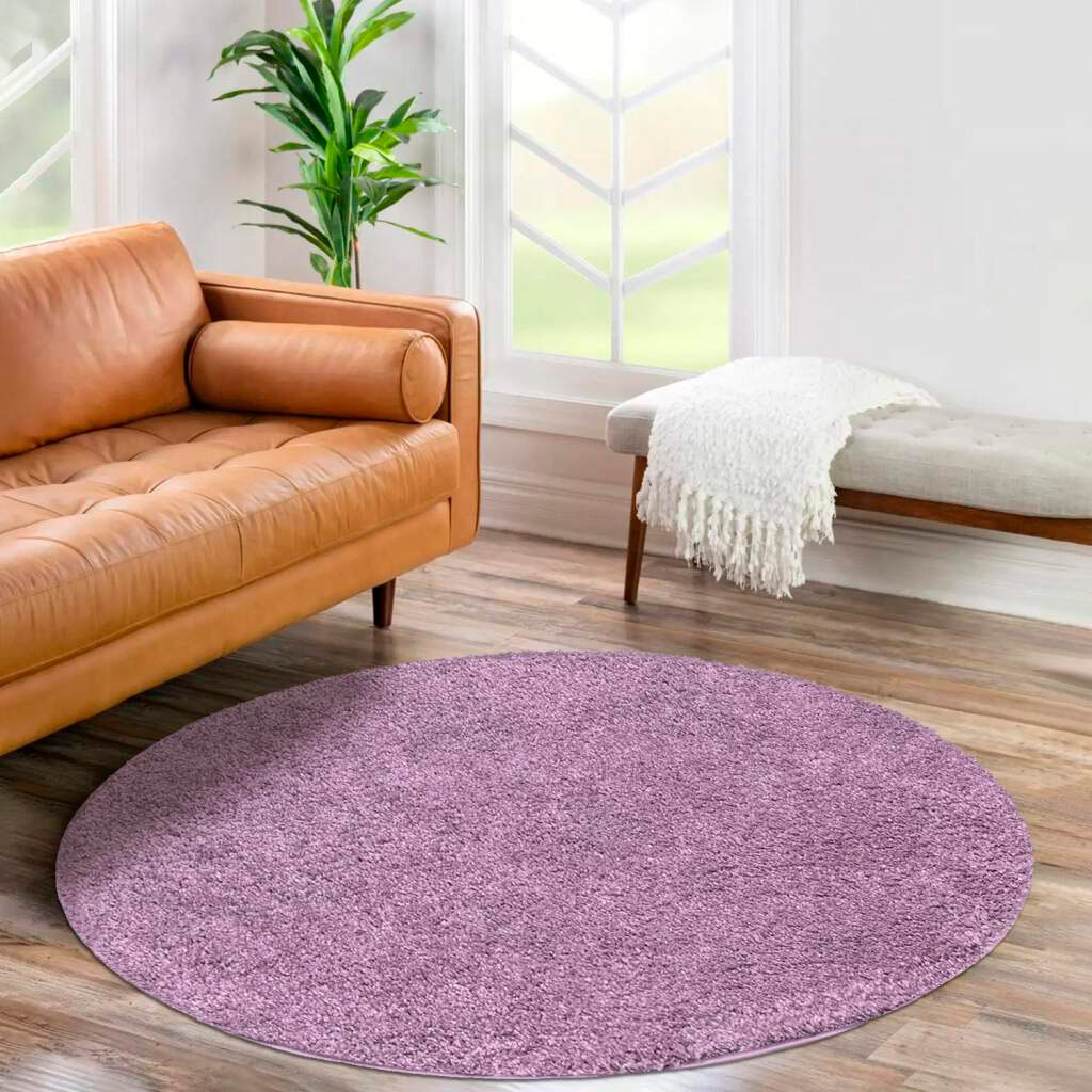 Carpet City Hochflor-Teppich »City Shaggy«, rund, 30 mm Höhe, Teppich Einfarbig Uni, besonders flauschig-weich Carpet City Hochflor-Teppich »City Shaggy«, rund, 30 mm Höhe, Teppich Einfarbig Uni, besonders flauschig-weich von Carpet City
