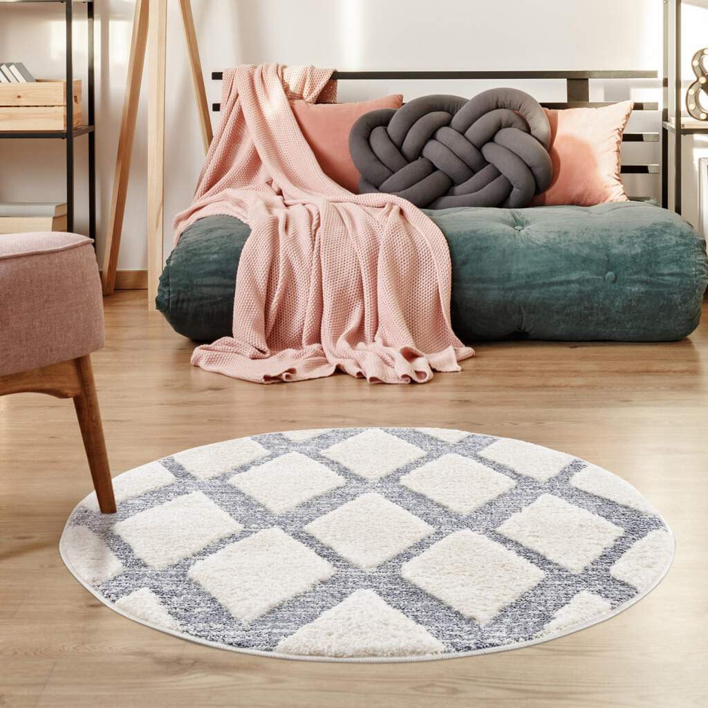 Carpet City Hochflor-Teppich »Focus 4497«, rund von Carpet City