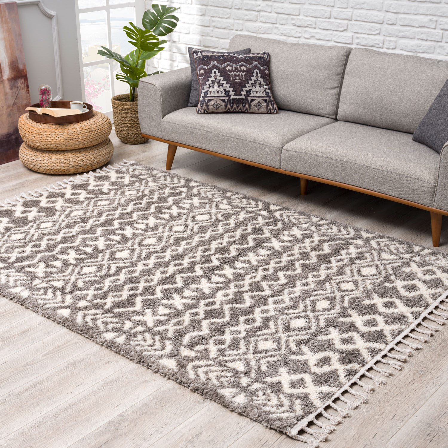 Carpet City Hochflor-Teppich »Pulpy 514«, rechteckig von Carpet City