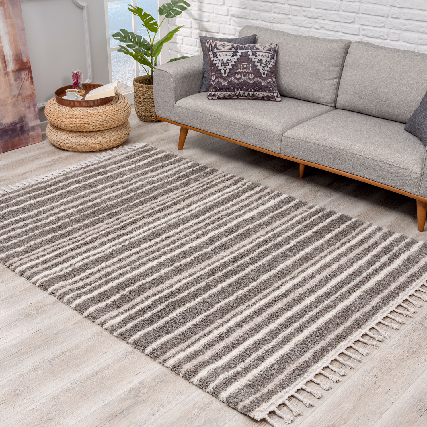 Carpet City Hochflor-Teppich »Pulpy 520«, rechteckig von Carpet City