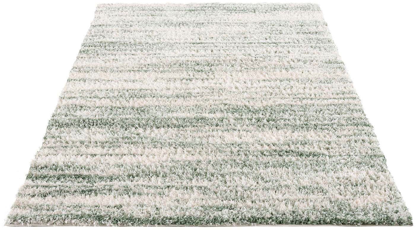 Carpet City Hochflor-Teppich »Pulpy 524«, rechteckig, besonders weich, Meliert, ideal für Wohnzimmer & Schlafzimmer von Carpet City