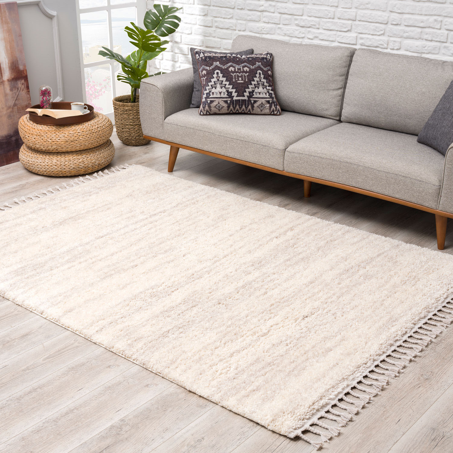 Carpet City Hochflor-Teppich »Pulpy 524«, rechteckig von Carpet City