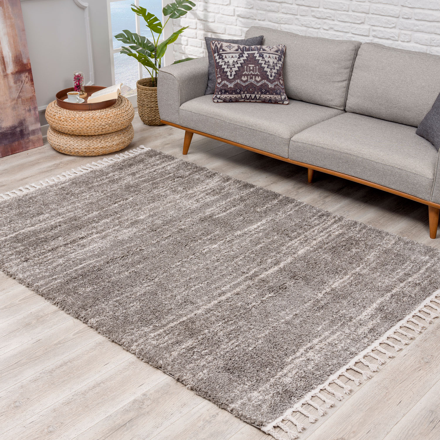 Carpet City Hochflor-Teppich »Pulpy 524«, rechteckig von Carpet City