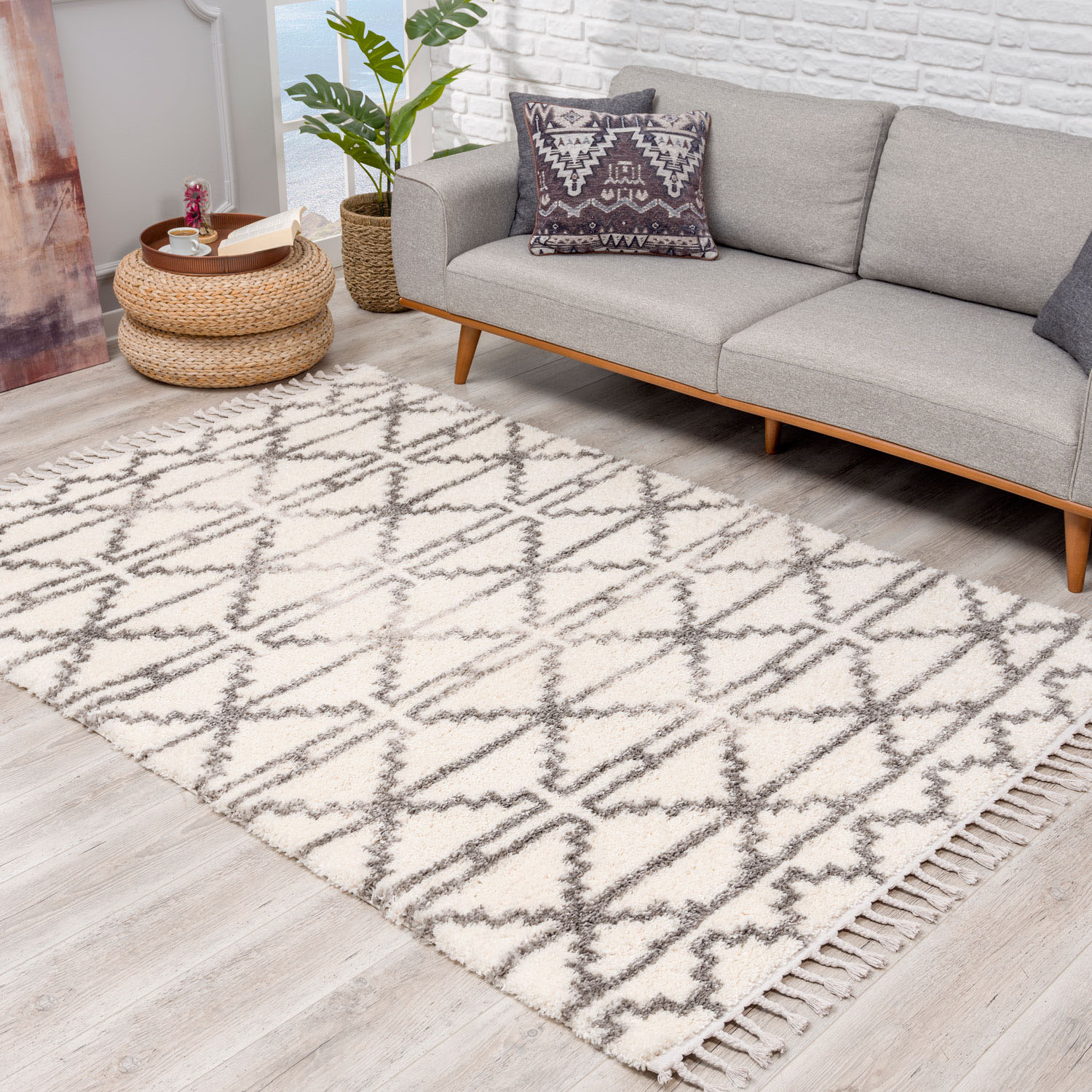 Carpet City Hochflor-Teppich »Pulpy 530«, rechteckig von Carpet City