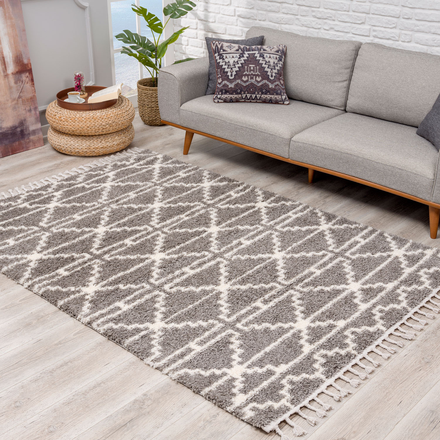 Carpet City Hochflor-Teppich »Pulpy 530«, rechteckig von Carpet City