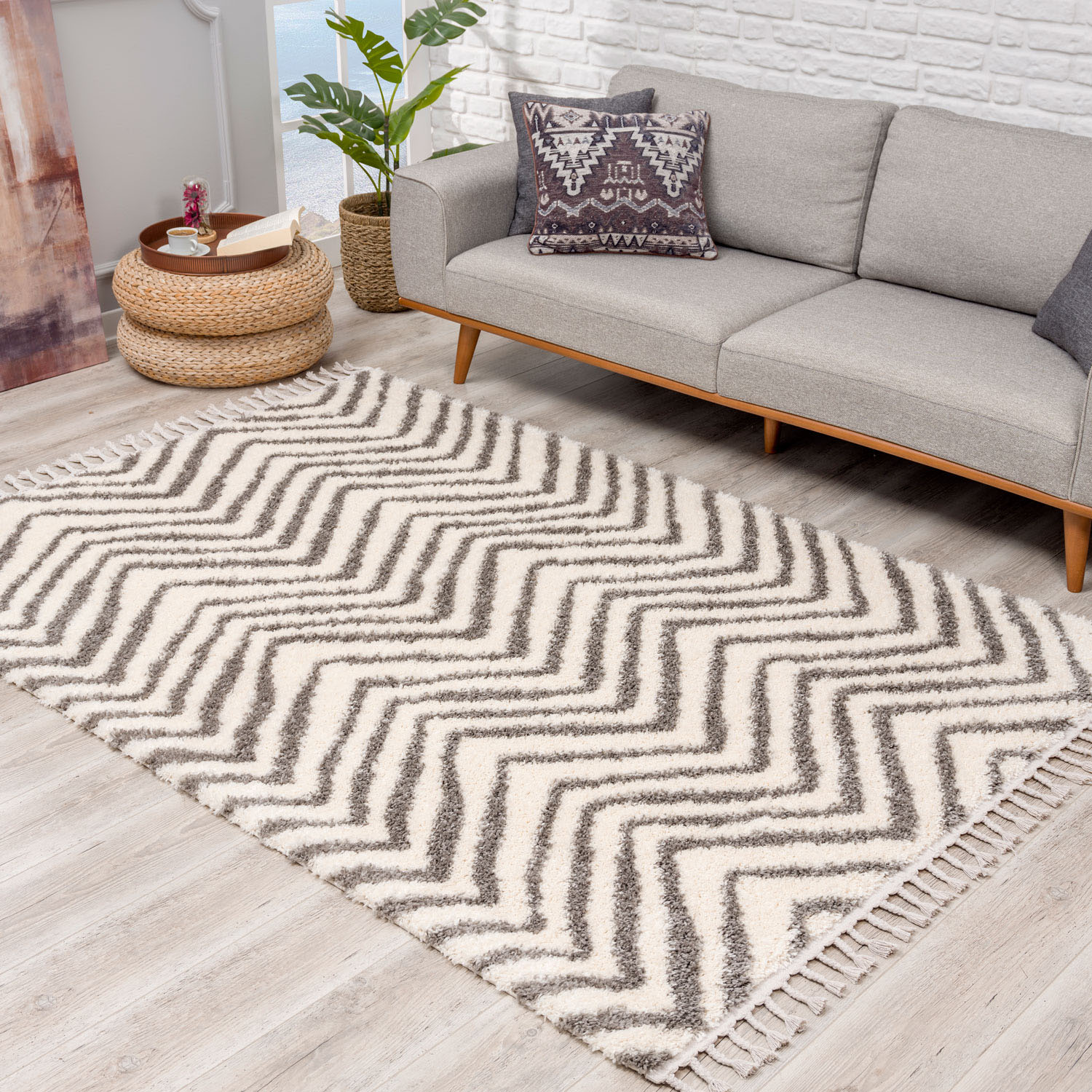 Carpet City Hochflor-Teppich »Pulpy 531«, rechteckig von Carpet City