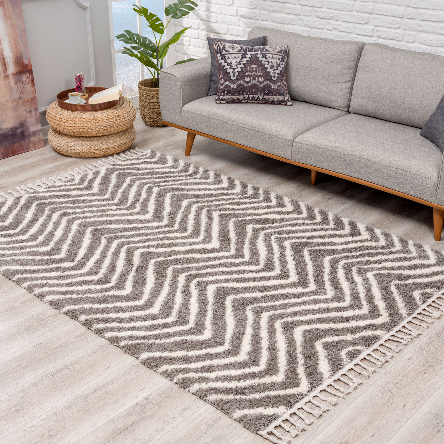 Carpet City Hochflor-Teppich »Pulpy 531«, rechteckig von Carpet City