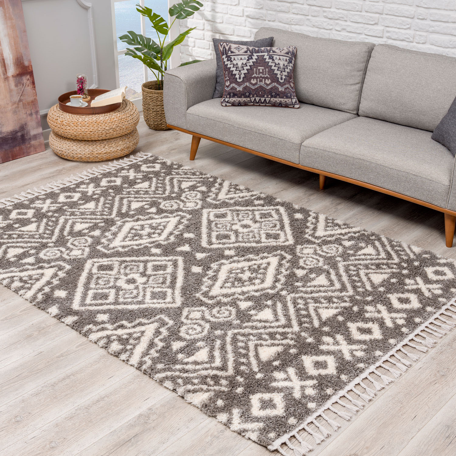 Carpet City Hochflor-Teppich »Pulpy 541«, rechteckig von Carpet City