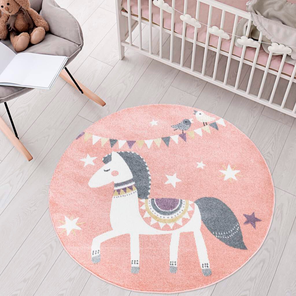 Carpet City Kinderteppich »ANIME890«, rund, 11 mm Höhe, Kinderzimmer Teppich Modern mit lustigen Cartoon-Figuren, Multi Carpet City Kinderteppich »ANIME890«, rund, 11 mm Höhe, Kinderzimmer Teppich Modern mit lustigen Cartoon-Figuren, Multi von Carpet City