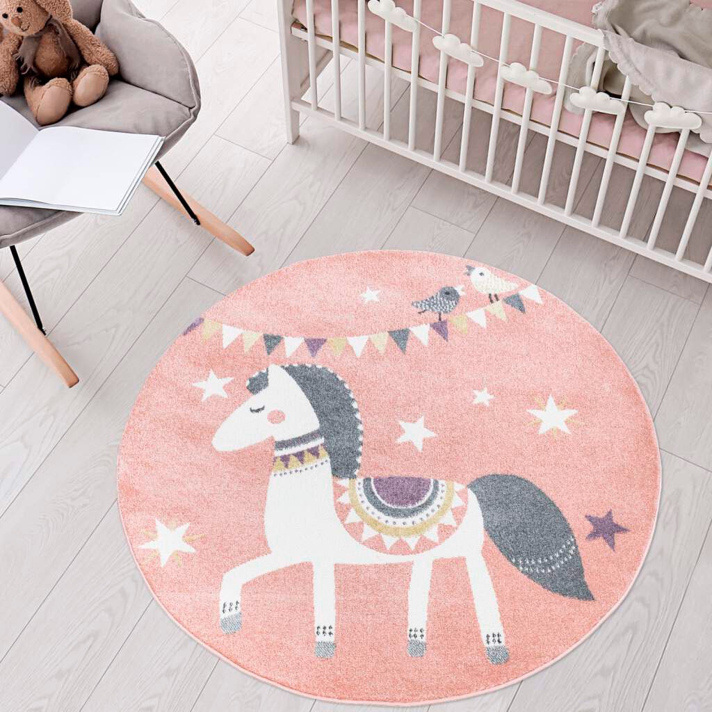 Carpet City Kinderteppich »ANIME890«, rund, 11 mm Höhe, Kinderzimmer Teppich Modern mit lustigen Cartoon-Figuren, Multi Carpet City Kinderteppich »ANIME890«, rund, 11 mm Höhe, Kinderzimmer Teppich Modern mit lustigen Cartoon-Figuren, Multi von Carpet City