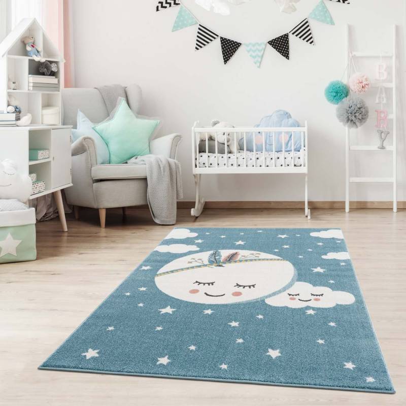 Carpet City Kinderteppich »Anime9383«, rechteckig, 11 mm Höhe, pflegeleichter Spieleteppich, Kinderzimmer von Carpet City