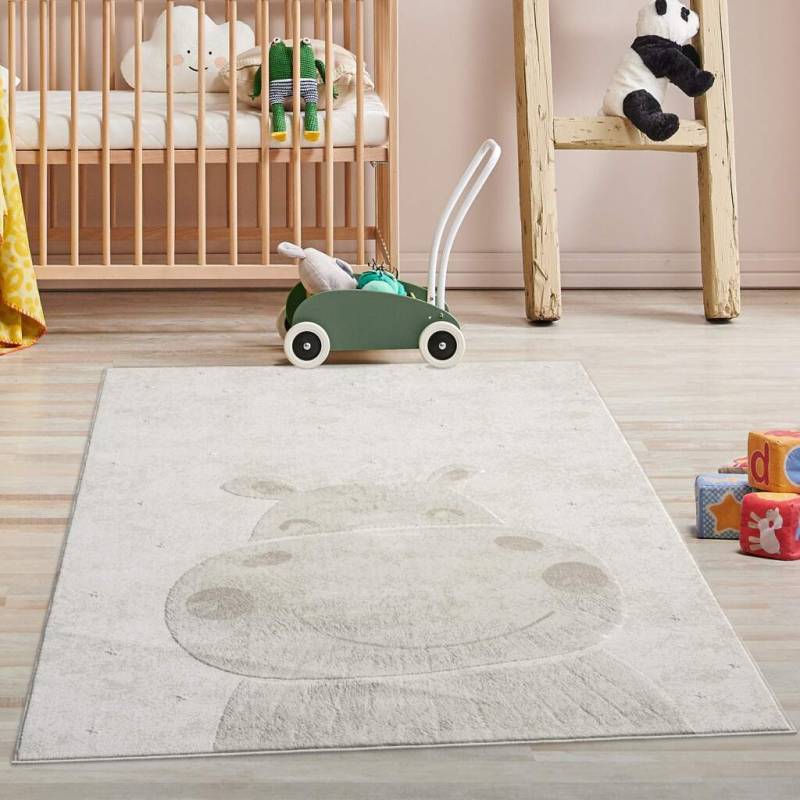 Carpet City Kinderteppich »MARA703«, rechteckig, 11 mm Höhe, Kinderzimmer, Kurzflor,robust,Tiere, Spielzimmer von Carpet City