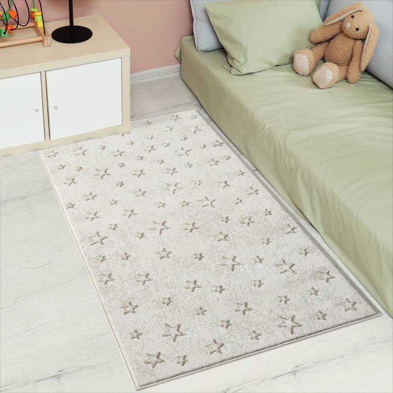 Carpet City Kinderteppich »MARA725«, rechteckig, 11 mm Höhe, Kinderzimmer, Kurzflor,robust,Tiere, Spielzimmer von Carpet City
