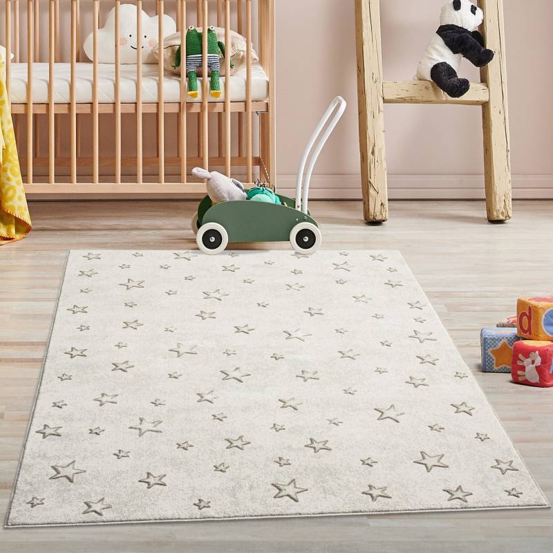 Carpet City Kinderteppich »MARA725«, rechteckig, 11 mm Höhe, Kinderzimmer, Kurzflor,robust,Tiere, Spielzimmer von Carpet City