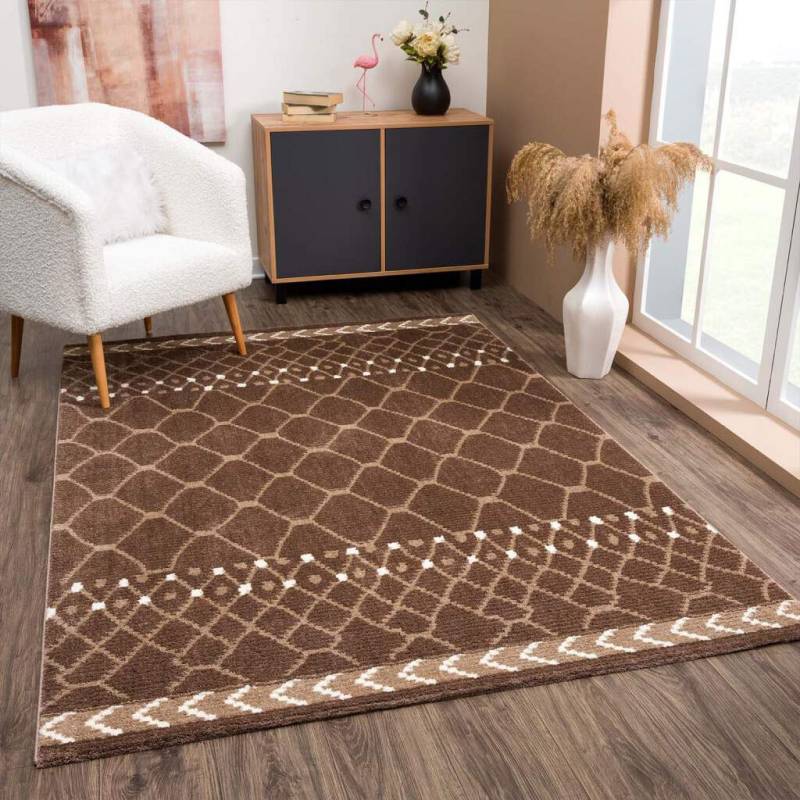 Carpet City Teppich »April 2312«, rechteckig, 10 mm Höhe, weich durch Microfaser, Boho Ethno Look, Wohnzimmer von Carpet City