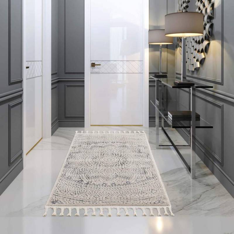 Carpet City Teppich »Art 1652«, rechteckig, 7 mm Höhe, Kurzflor, Ornamenten-Muster, Boho & Mandala Stil, auch als Läufer von Carpet City