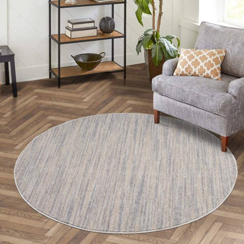 Carpet City Teppich »CLASICO 0052«, rund, 11 mm Höhe, Kurzflor, Hochtief-Muster, Boho, Wohnzimmer von Carpet City