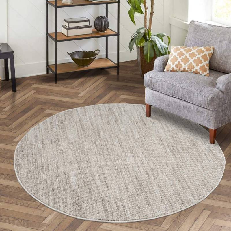 Carpet City Teppich »CLASICO 0052«, rund, 11 mm Höhe, Kurzflor, Hochtief-Muster, Boho, Wohnzimmer von Carpet City