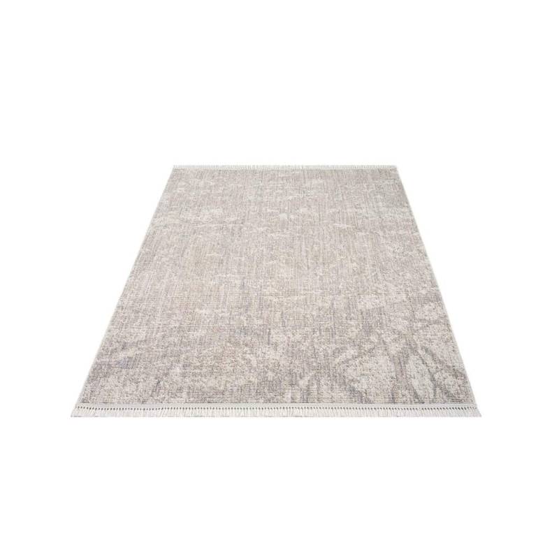 Carpet City Teppich »CLASICO 9150«, rechteckig, Kurzflor, Fransen, Meliert, Boho-Stil, Wohnzimmer von Carpet City