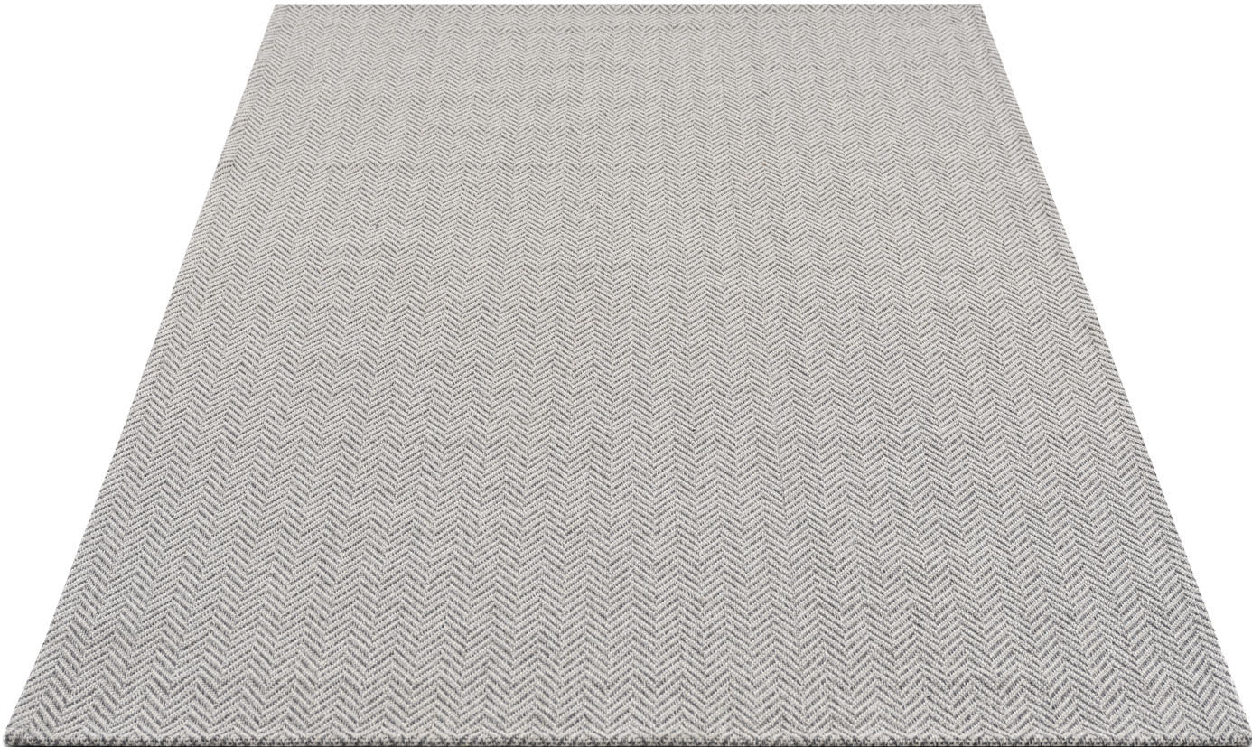 Carpet City Teppich »Cotton«, rechteckig, Flachgewebe, 100% Baumwolle, Zickzack Look, Robust von Carpet City