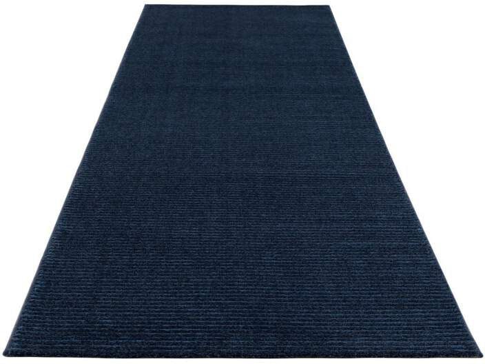Carpet City Teppich »Friseé-Teppich FANCY900«, rechteckig, 12 mm Höhe, Läufer, Kurzflor, Einfarbig, 3D-Optik, Streifen Look, Wohnzimmer von Carpet City