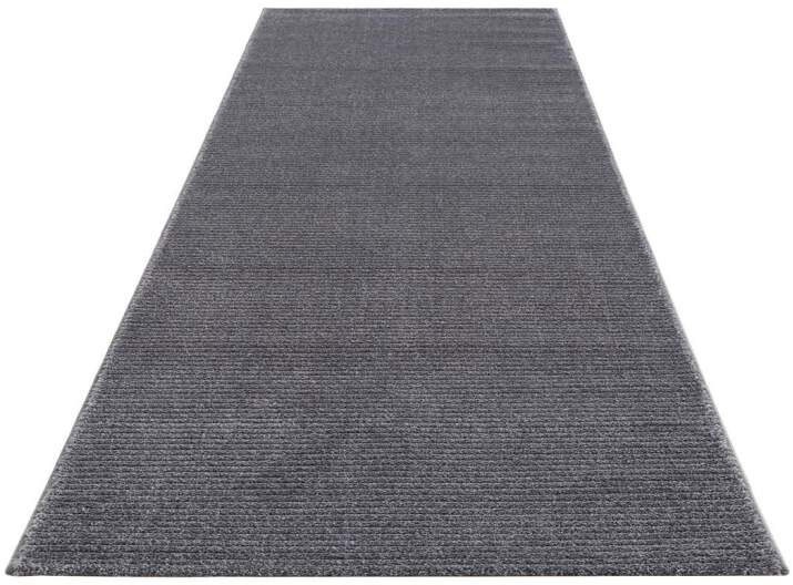 Carpet City Teppich »Friseé-Teppich FANCY900«, rechteckig, 12 mm Höhe, Läufer, Kurzflor, Einfarbig, 3D-Optik, Streifen Look, Wohnzimmer von Carpet City