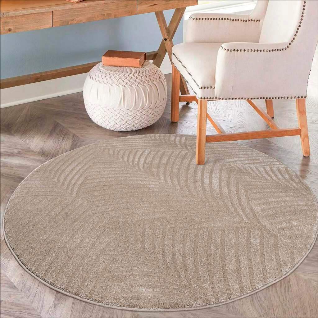Carpet City Teppich »Friseé-Teppich FANCY 648«, rechteckig, 12 mm Höhe, Kurzflor,3D-Optik,Kreisförmiges Muster, Wohnzimmer,Schlafzimmer Carpet City Teppich »Friseé-Teppich FANCY 648«, rechteckig, 12 mm Höhe, Kurzflor,3D-Optik,Kreisförmiges Muster, Wohnzimmer,Schlafzimmer von Carpet City