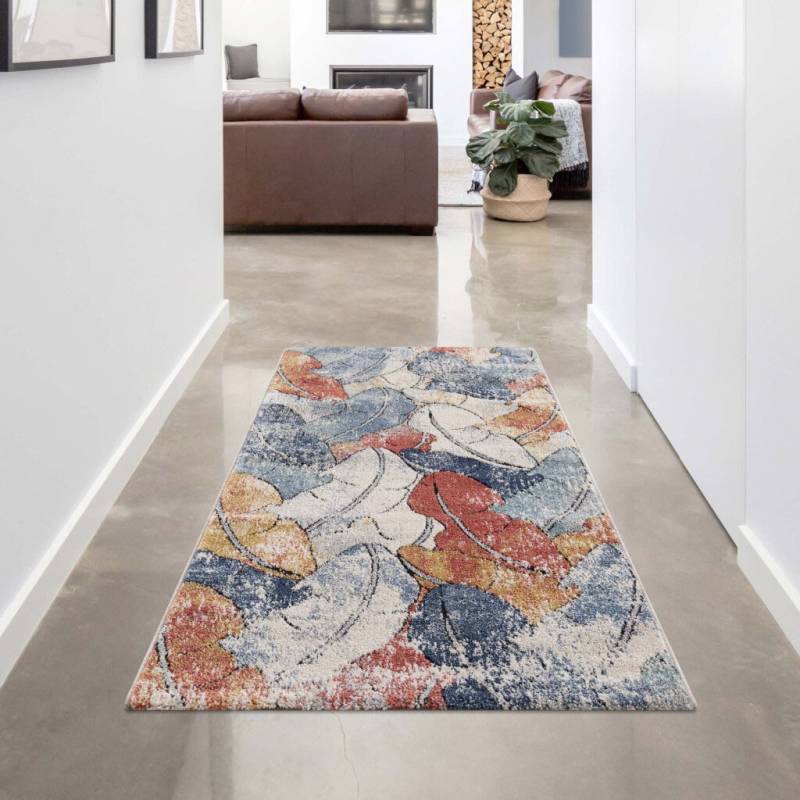 Carpet City Teppich »Mista 2553«, rechteckig, 9 mm Höhe, Kurzflor, Floral, Multicolor, Weich von Carpet City