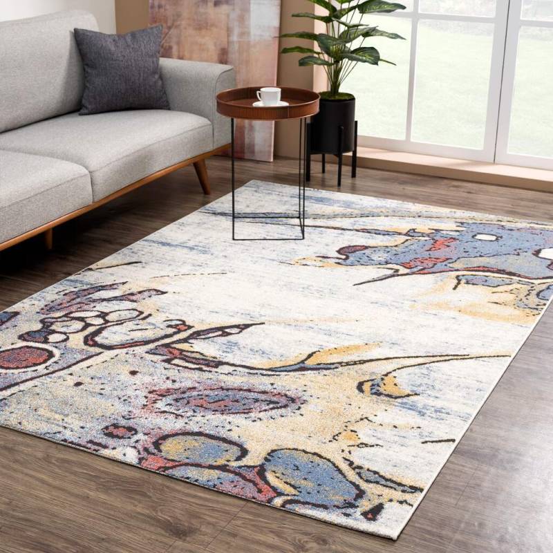 Carpet City Teppich »Mista 2699«, rechteckig, 9 mm Höhe, Läufer, Kurzflor, Abstrakt, Multicolor, Weich von Carpet City