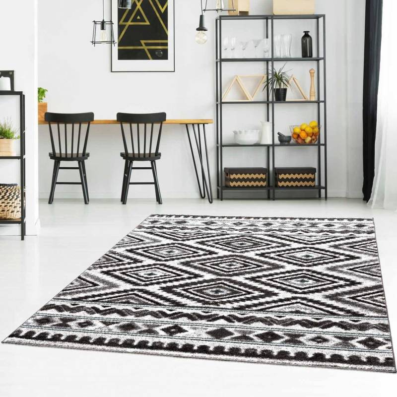 Carpet City Teppich »Moda 1129«, rechteckig, 11 mm Höhe, Kurzflor, Wohnzimmer von Carpet City