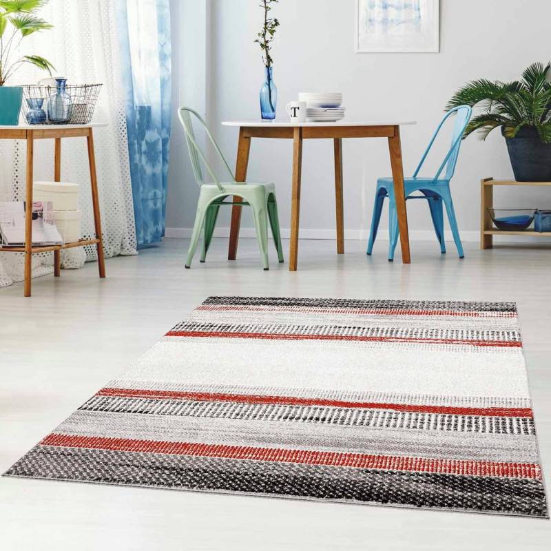 Carpet City Teppich »Moda 1142«, rechteckig, 11 mm Höhe, Läufer, Kurzflor, Wohnzimmer von Carpet City