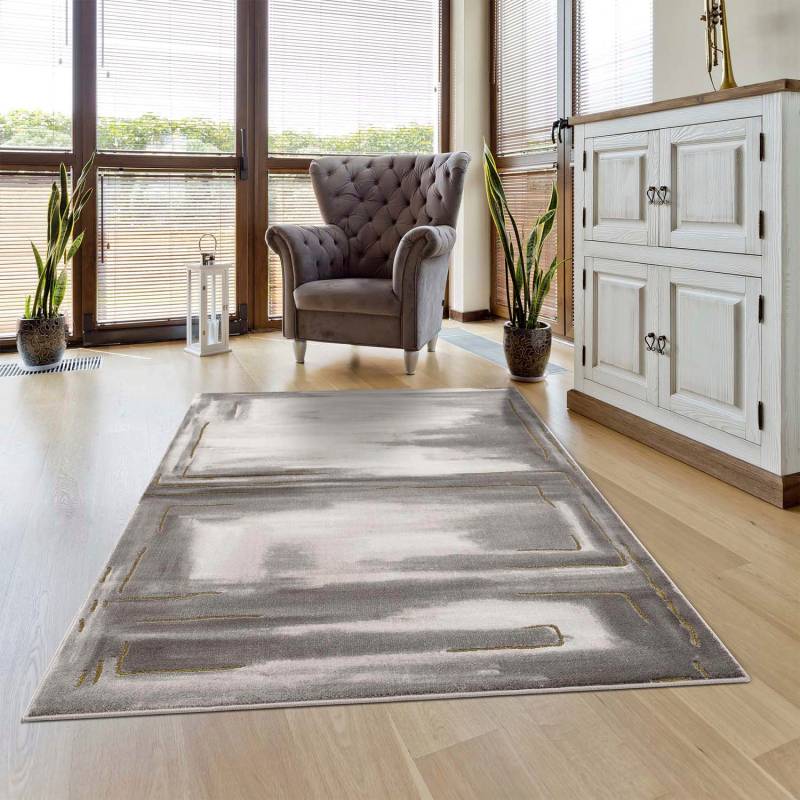 Carpet City Teppich »Noa 9261«, rechteckig, Kurzflor, Modern, Weicher For, Pflegeleicht von Carpet City