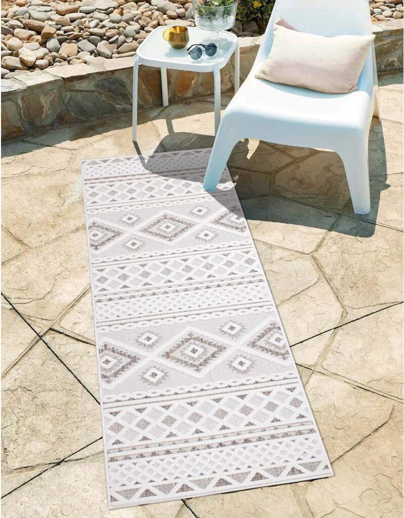 Carpet City Teppich »In-& Outdoorteppich Santorini 435, 3D-Effekt, Boho-Look«, rechteckig von Carpet City