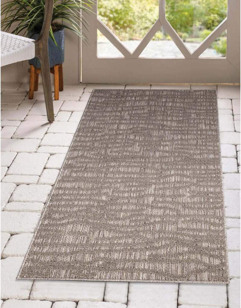 Carpet City Teppich »In-& Outdoorteppich Santorini 450, 3D-Effekt, Gestreift«, rechteckig von Carpet City