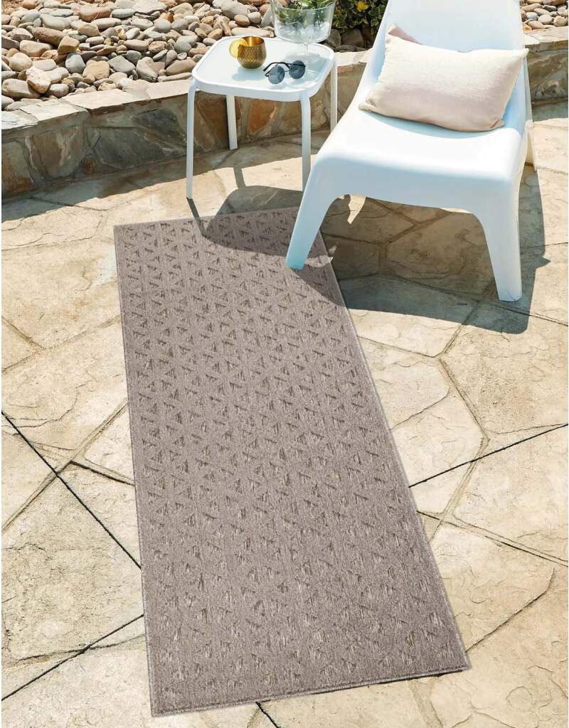 Carpet City Teppich »In-& Outdoorteppich Santorini 446, 3D-Effekt, Geo-Muster«, rechteckig von Carpet City