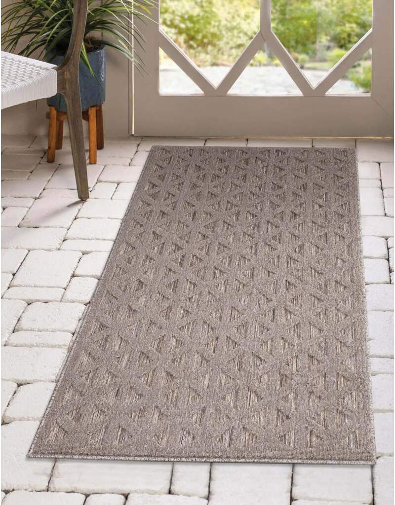 Carpet City Teppich »In-& Outdoorteppich Santorini 446, 3D-Effekt, Geo-Muster«, rechteckig von Carpet City