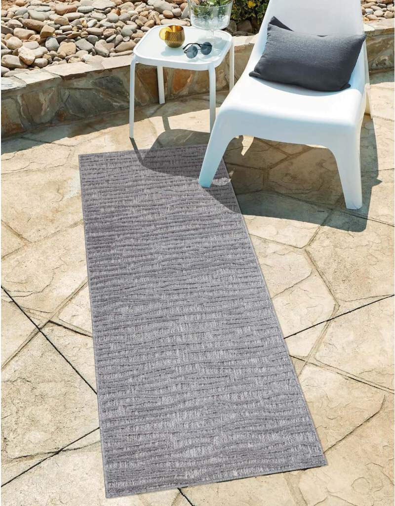 Carpet City Teppich »In-& Outdoorteppich Santorini 450, 3D-Effekt, Gestreift«, rechteckig von Carpet City