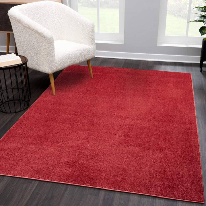 Carpet City Teppich »Softshine 2236«, rechteckig, 14 mm Höhe, Läufer, Hochflor, besonders weich, robust, Uni, Wohnzimmer von Carpet City