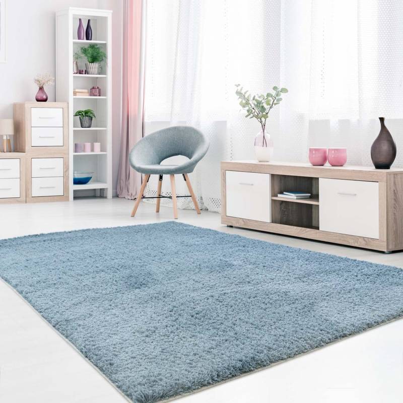 Carpet City Teppich »Softshine 2236«, rechteckig, 14 mm Höhe, Läufer, Hochflor, besonders weich, robust, Uni, Wohnzimmer von Carpet City