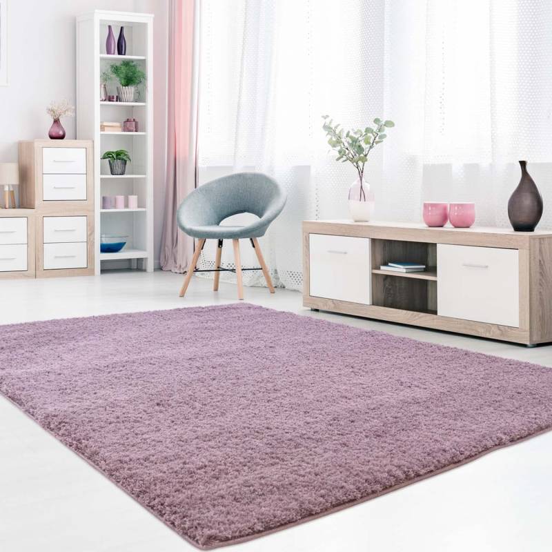 Carpet City Teppich »Softshine 2236«, rechteckig, 14 mm Höhe, Läufer, Hochflor, besonders weich, robust, Uni, Wohnzimmer von Carpet City