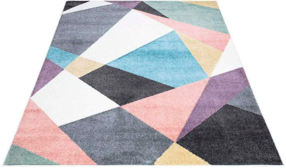 Carpet City Teppich »YOUNG915«, rechteckig, Bunter Kinderteppich mit Geo-Muster von Carpet City
